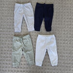 Carter's Kids Sweatpants Set - Gray, Navy, Olive, White